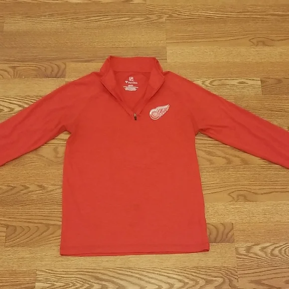 Fanatics Red Wings Long Sleeve Mens Tee - Picture 8 of 10